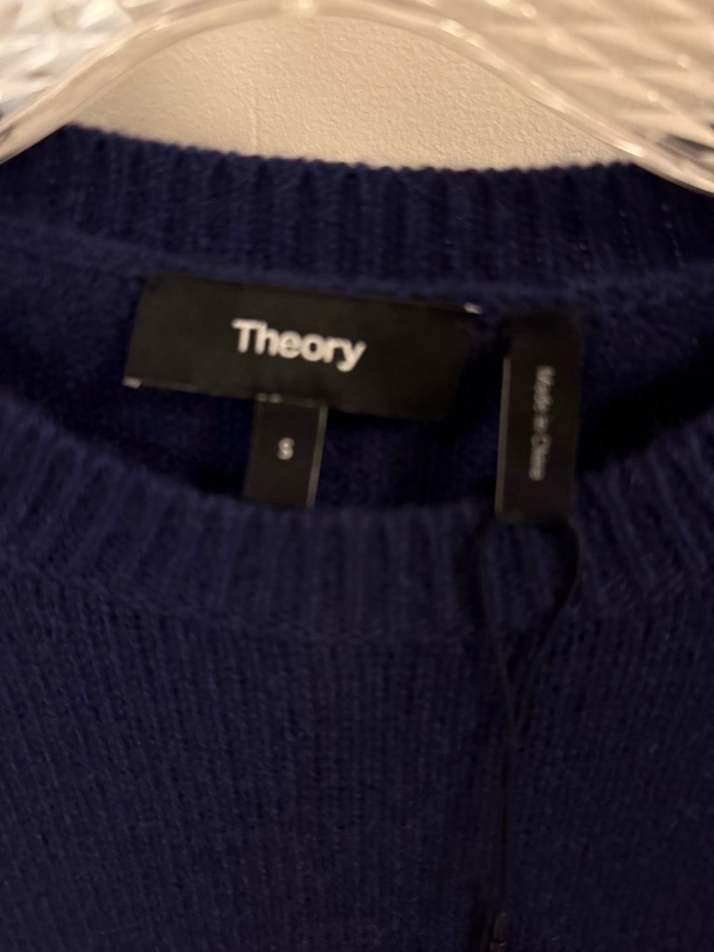 NWT Theory Cashmere Cropped Tee - Picture 8 of 11